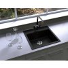 Granitový dřez Sinks SOLO 560 Metalblack  + Čistič pro granitové dřezy SINKS