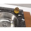 Nerezový dřez Sinks MITHUS 417 V 0,6mm leštěný  + Čistící pasta pro nerezové dřezy SINKS