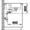 Blanco COLLECTIS 6 S InFino Silgranit černá dřez vpravo s excentrem přísluš. ano