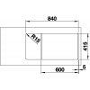 Blanco FAVUM XL 6 S Silgranit černá oboustranné provedení