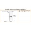 nybtkova nozka nyko cerna matna 200 mm s rektifikaci technicke parametry