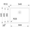 Sinks STEP 540 CO 1,0mm + VERSUS