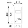 Sinks BOX 210 FI 1,0mm