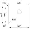 Sinks BOX 540 RO 1,0mm