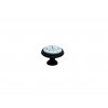 Nabytkova knopka Clock cerna /porcelan detail 1