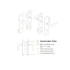 act dverni kovani heda nerez hranata technicke parametry