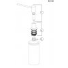 Dávkovač saponátu Blanco TORRE chrom lesk 512593