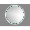 zrcadlo RoundLine matny zeleny ram s vypinacem image foto 1