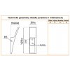 nabytkovy vesak bond technicke parametry