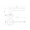 dverni klika LEA LUX technicke parametry