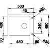 Blanco CLARON XL 60-IF/A DampfgarPlus InFino nerez hedvábný lesk s PushControl