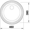 Blanco RONDOSOL Nerez přírodní lesk 1 1/2"(513550+212944)