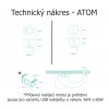 elektro zasuvka atom technicky detail