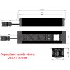 Zásuvka INTRO 3x230+A+C+1xmodul