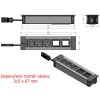 Zásuvka INTRO 3x230+2xmodul