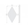 ramovy panel akustix shape #14 200 x 350 mm technicky obrazek