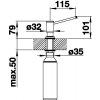 Dávkovač saponátu Blanco LIVIA chrom lesk 521291