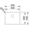 Blanco CLARON 500 IF InFino nerez Dark Steel