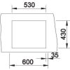 Blanco CLARON 500 IF InFino nerez Dark Steel