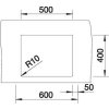 Blanco CLARON 500 U InFino nerez Dark Steel