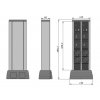2x230v + usb nab. a+c + 2xusb nab. c(60w) ve dvou sloupcich