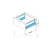 zasuvka a box s relingem vyska 199 mm barva bila detail2