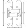 skryty dverni zave anselmi 140 3d detail tech 1