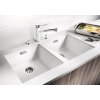 Blanco SUBLINE 400 U Silgranit aluminium  s táhlem