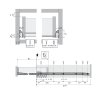 rolnickovy vysuv hettich fr402 bily technicky detail