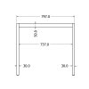 stolova podnoz tally econom technicky nakres3