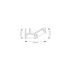 aluminum profile neoline 2 m for two led strips rozmer