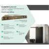 Interiérové dveře CAVA výška 2100 lak černá, RAL9004, falcové
