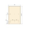 Odpadkový koš s integrovaným výsuvem 2x35 L - antracit detail 7