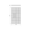 Emuca Quartz organizér zásuvky – eco‑kůže, dřevo, titan detail 12