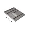 Emuca Quartz organizér zásuvky – eco‑kůže, dřevo, titan detail 5