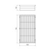 Drátěný koš do rámu Emuca Quartz – titan detail 11