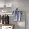 Výklopná šatní tyč pro systém JAGMET – skládací bílá detail 4