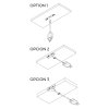 USB nabíjecí modul A+C, černý detail 1