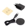 Skrytá bezdrátová nabíječka Airtop 2 – Qi 10 W, černá, průměr 60 mm detail 4
