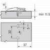 podlozka blum krizova excentr inserta 174H7100 detail 2