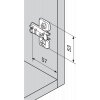 Podlozka BLUM CLIP 0 mm krizova euro 173L8300 detail 2