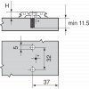 podlozka blum clip krizova eurosroub 3 mm 173L8130  detail 1