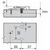 podlozka blum clip vrut excentr krizova 9 mm 175H9190 detail 1