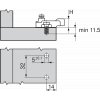 podlozka blum modul krizova eurosroub 3 mm 199.8130 detail 1