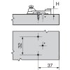 montazni podlozka modul 3 mm krizova vrut 193L6130 detail 1