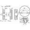 Zaves BLUM CLIP TOP 95° nalozeny ALU ramecky 71T950A detail 2