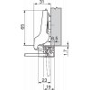 zaves-blum-clip-top-alu-ramecky-polonalozeny-71T960A detail 2