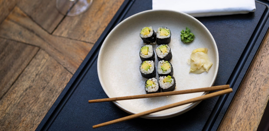 Sushi s avokádem