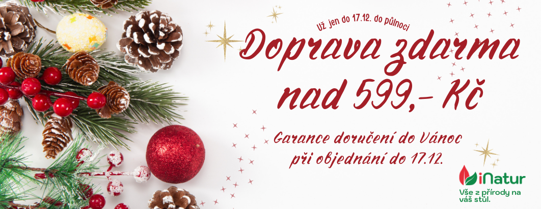 Doprava zdarma nad 599,- Kč