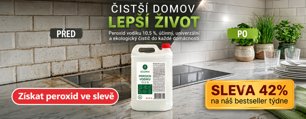 Bestseller - Peroxid vodíku 10,5% - sleva 42%